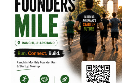 The Founders Mile – July 2026 | Monthly Founder Run & Startup Meetup | Ranchi, Jharkhand