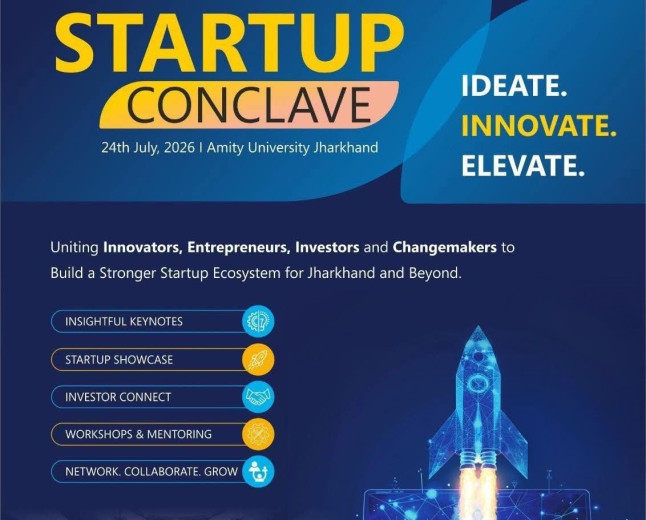 Startup Conclave 2026 | Amity University Jharkhand × Startup Jharkhand